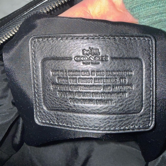 Coach black Leather Men's Bag duffle bag - Picture 8 of 9